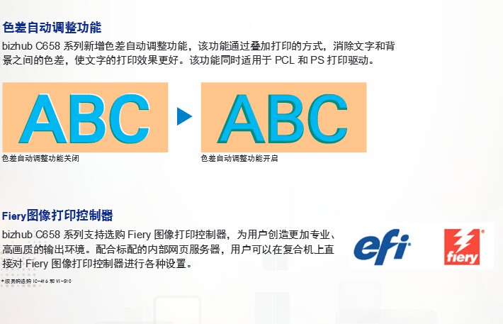 柯尼卡美能達彩色復印機C658精美畫質再升級-科頤辦公